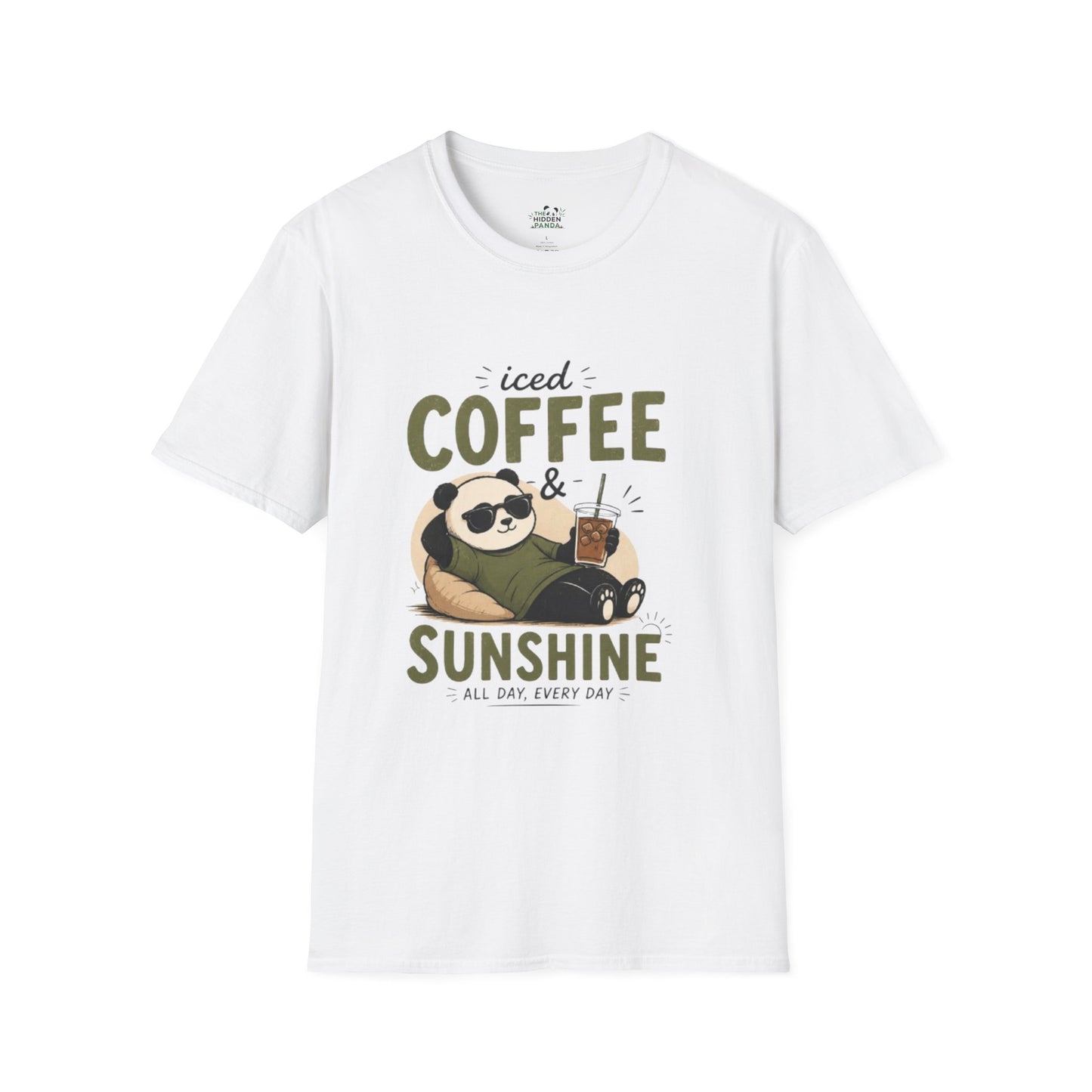 Iced Coffee & Sunshine Panda T-Shirt