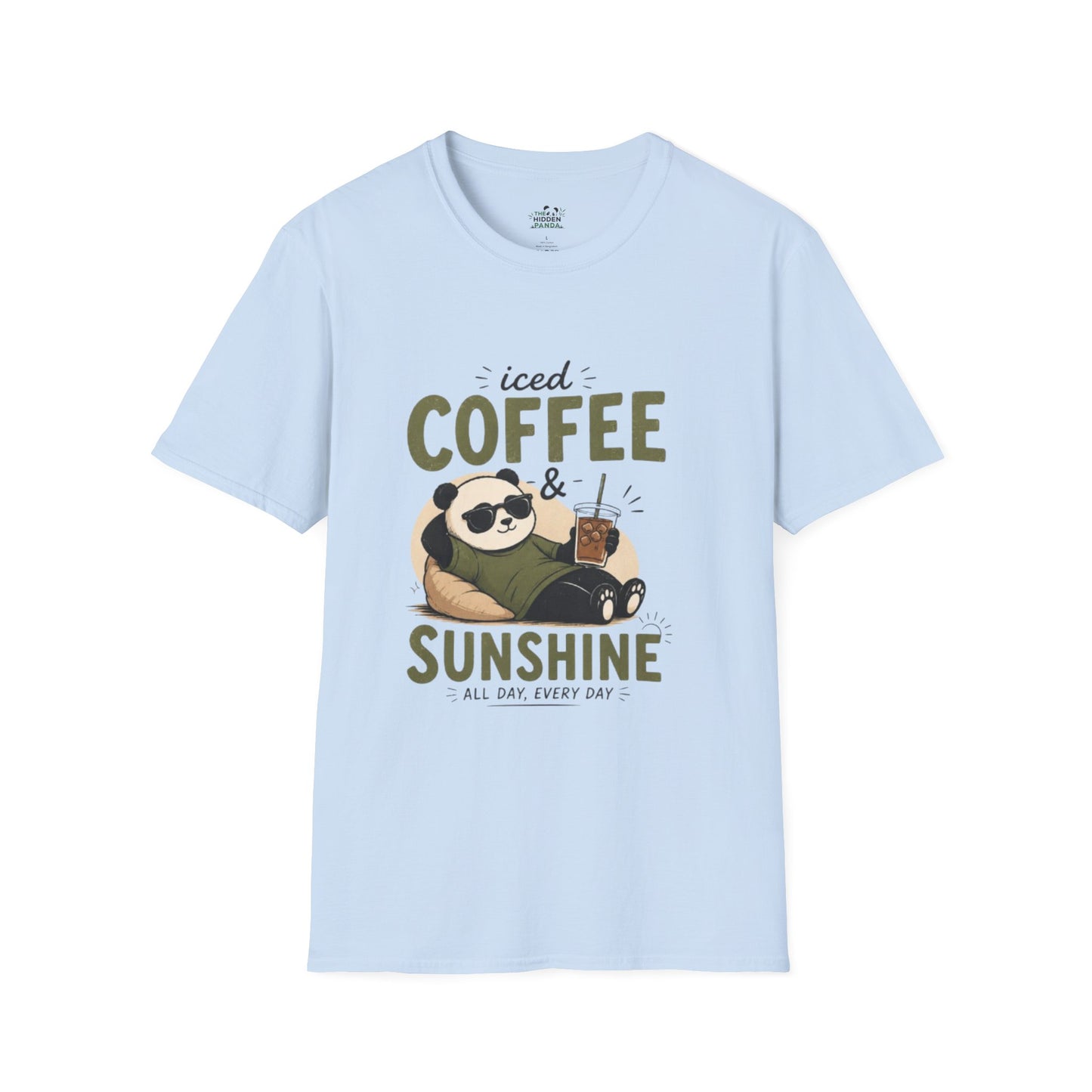 Iced Coffee & Sunshine Panda T-Shirt