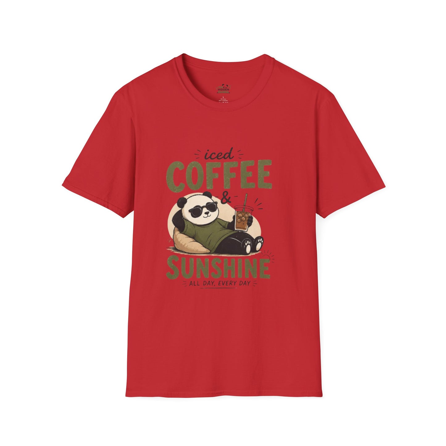 Iced Coffee & Sunshine Panda T-Shirt