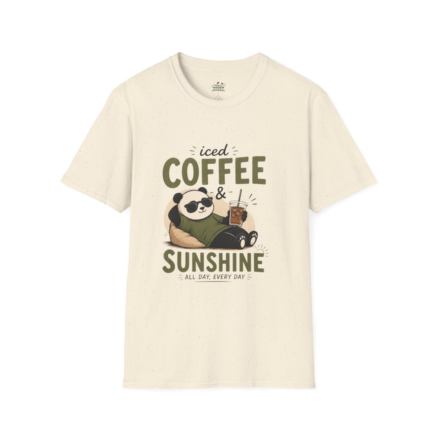 Iced Coffee & Sunshine Panda T-Shirt