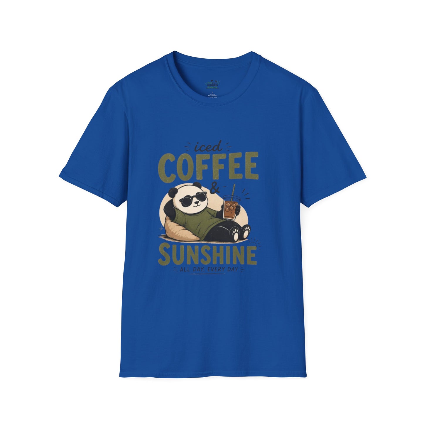 Iced Coffee & Sunshine Panda T-Shirt