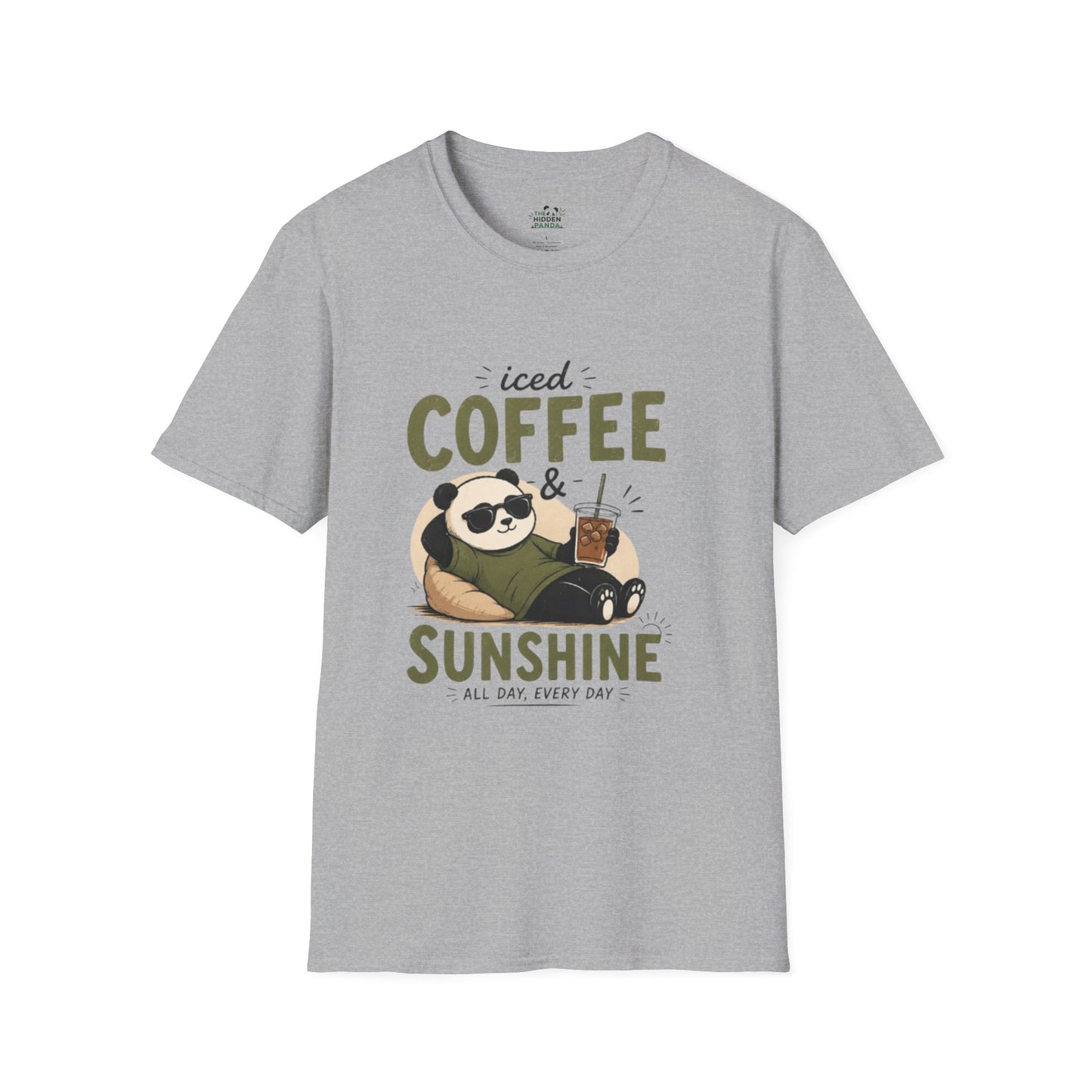 Iced Coffee & Sunshine Panda T-Shirt