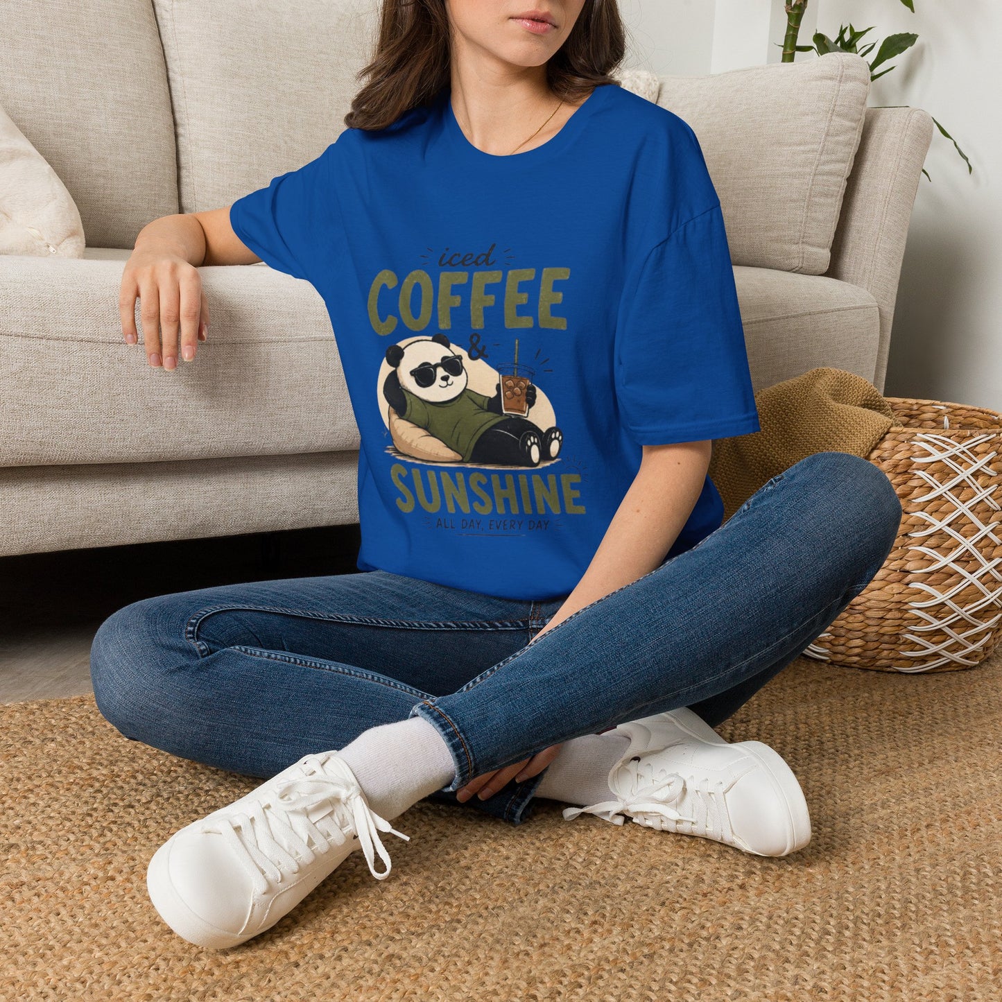 Iced Coffee & Sunshine Panda T-Shirt
