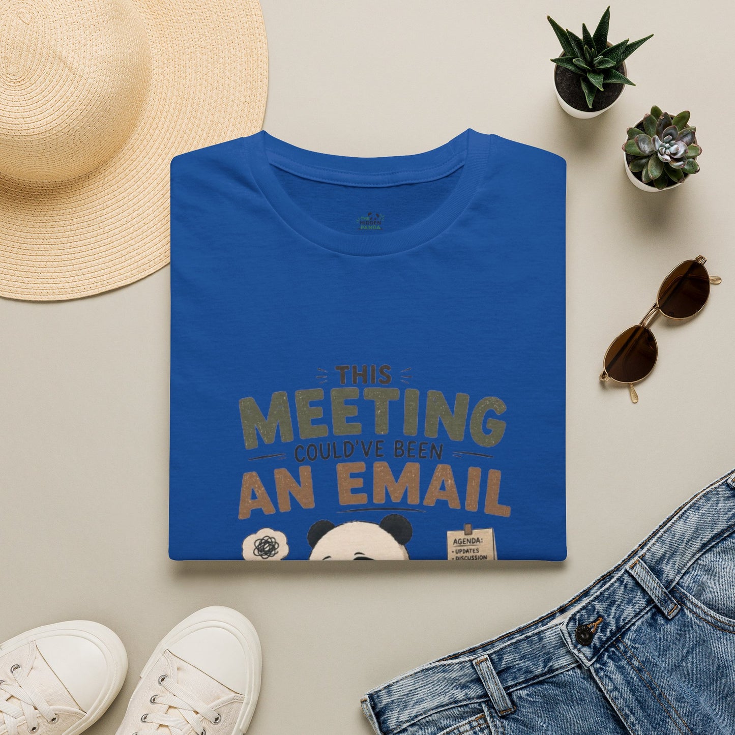 This Meeting Could've Been An Email T-Shirt — Funny Panda Office Tee