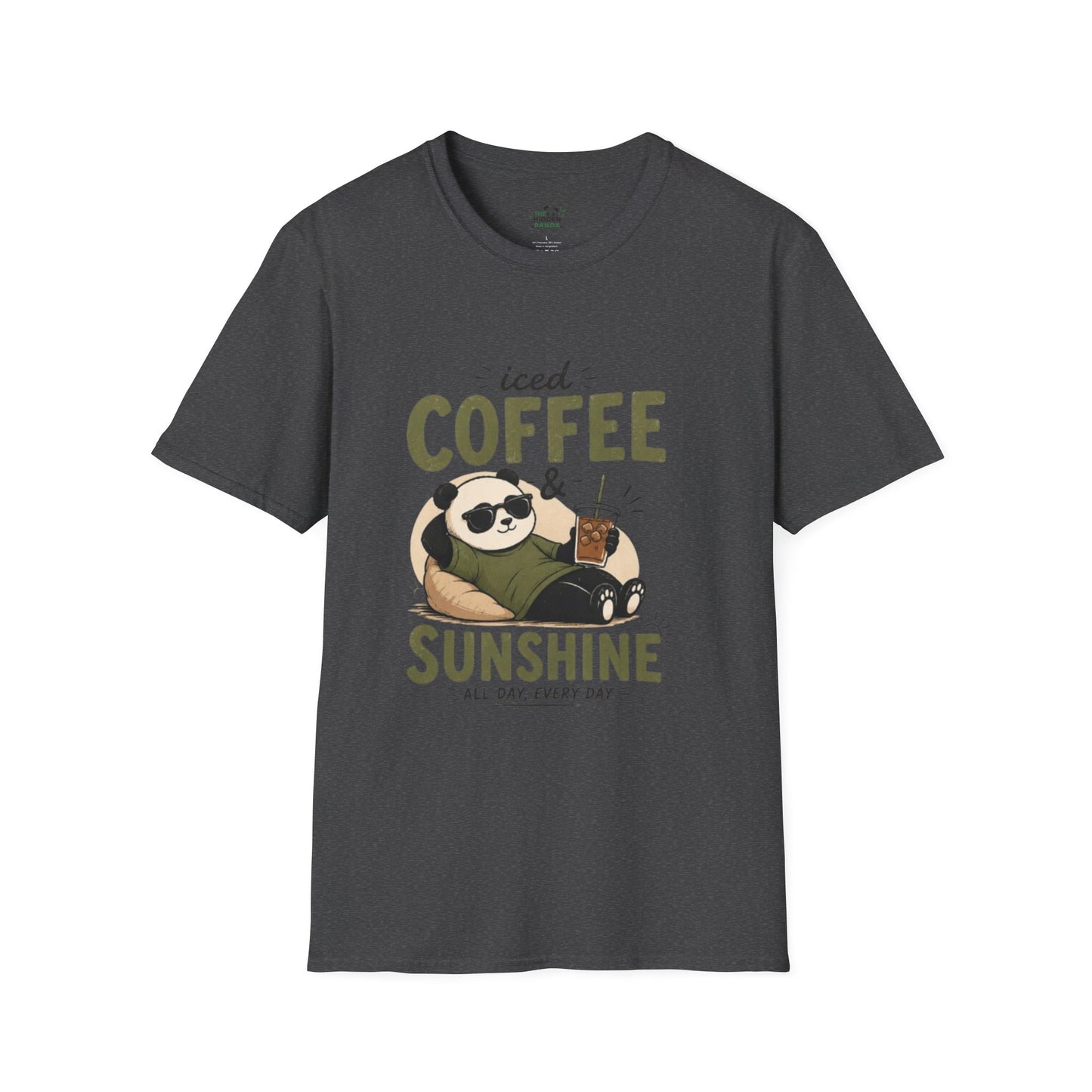 Iced Coffee & Sunshine Panda T-Shirt