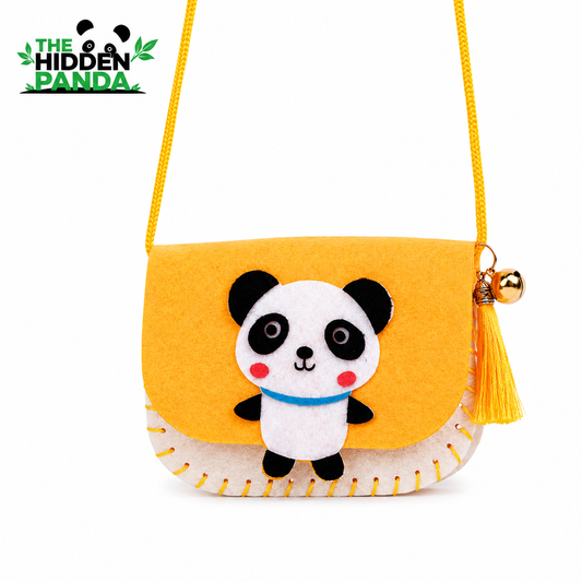 The Hidden Panda Cartoon Non-woven Bag Kindergarten Paste Material Package Educational Toys